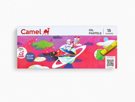 [P5148] Camel Oil Pastels 15 Shades (B10)