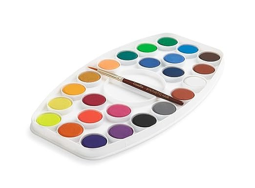 [P5184] Camel Water Colour Cakes 24 Shades