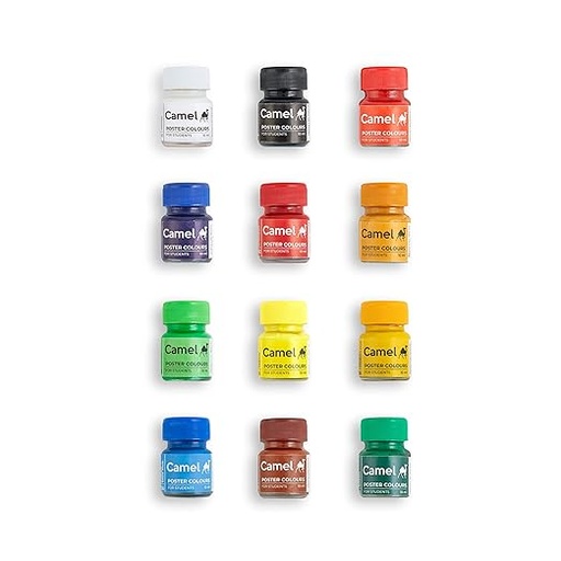 [P5192] Camel Poster Colours 12 Shades