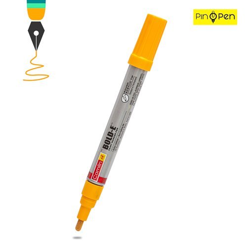 [P4209] Camlin Bold-E Paint Marker Yellow-Pack Of 10