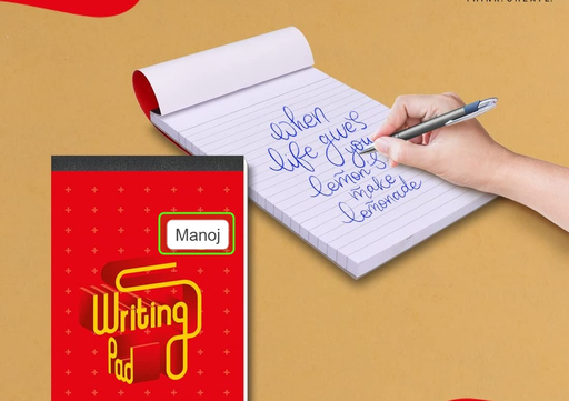 [P4636] Rough Pad/Writing Pad (No.1) 72 Pages-Pack Of 12