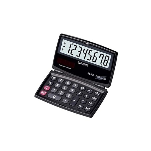 [P4503] Casio SX-100 (8 Digits) Mini Pocket Flap Calculator