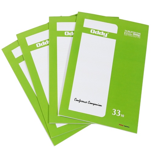 [P4664] Oddy Conference Pad One Side Ruled 10 Sheet 1/8, 60 Gsm-Pack Of 25 (B24)