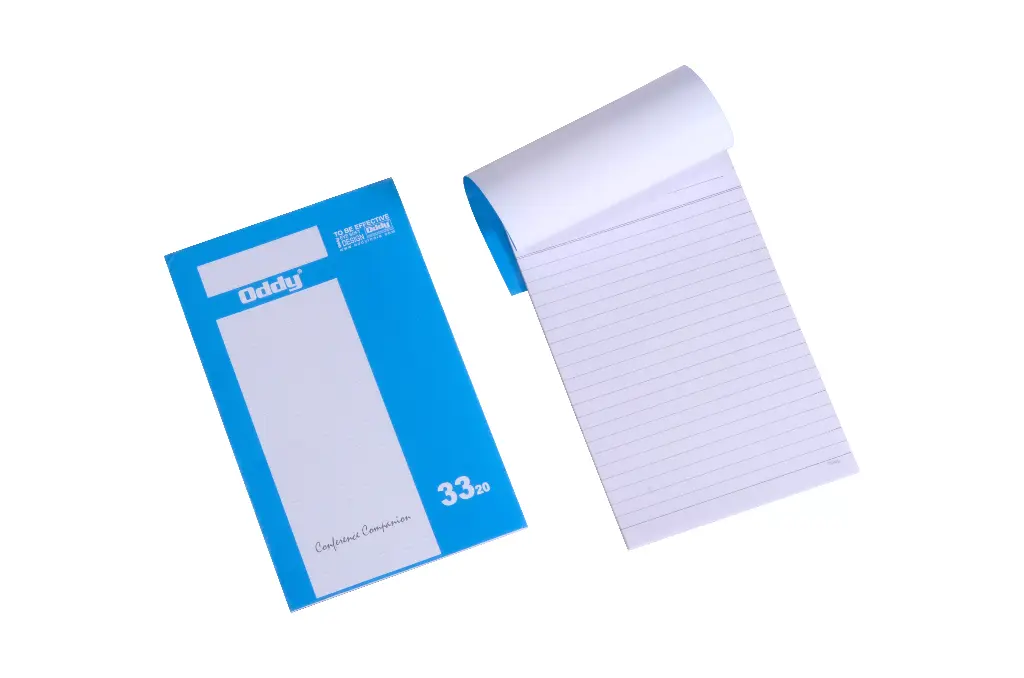 [P4666] Oddy Conference Pad Double Side Ruled 20 Sheet 1/8, 60 Gsm-Pack Of 25 (B16)