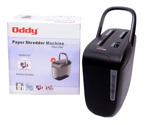 [P3888] Oddy Paper Shredder Machines 8 Sheets Cross Cut (PSCC-H8S)