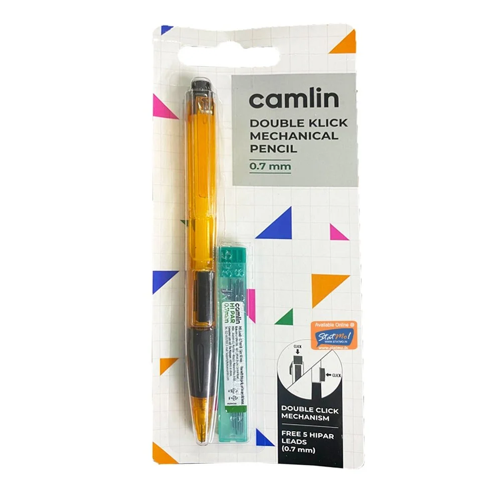 [P3372] Camlin Double Klick Mechanical Pencil With Lead-0.7 mm