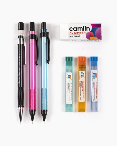 [P3375] Camlin Mechanical Pencil Kit (3 In 1)