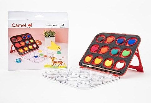[P5186] Camel ColorPad Water Colour Cake 12 Shades