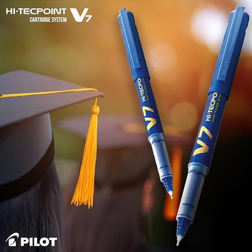 [P5301] Pilot Pen Hi-techpoint V7 0.7mm Blue Refillable Cartridge (B12)