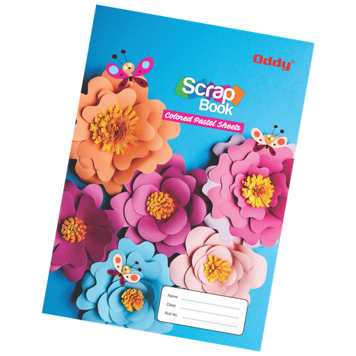 [P5350] Oddy A4 Scrap Book With Colored Pastel Sheet 32 Pages 180gsm (B10)