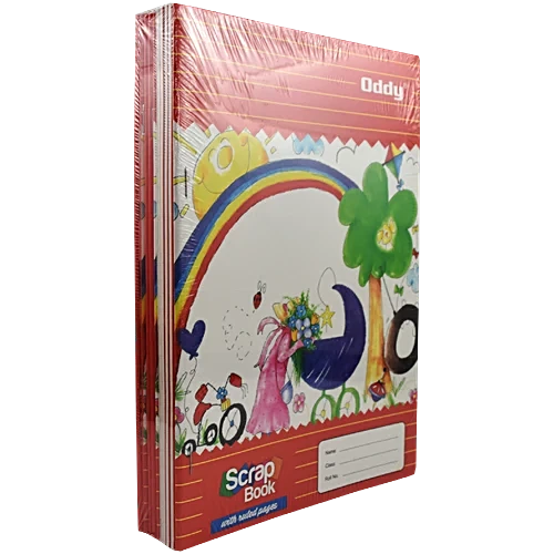[P5352] Oddy A4 Scrap Book Rulled With Colored Pastel Sheet 40 Pages