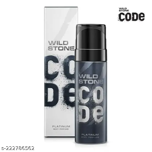 [P5528] Wild Stone Code Body Perfume Spray 120ml / 97g (Platinum)
