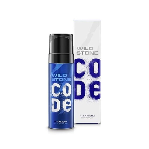 [P5532] Wild Stone Code Body Perfume Spray 120ml / 97g (Titanium)