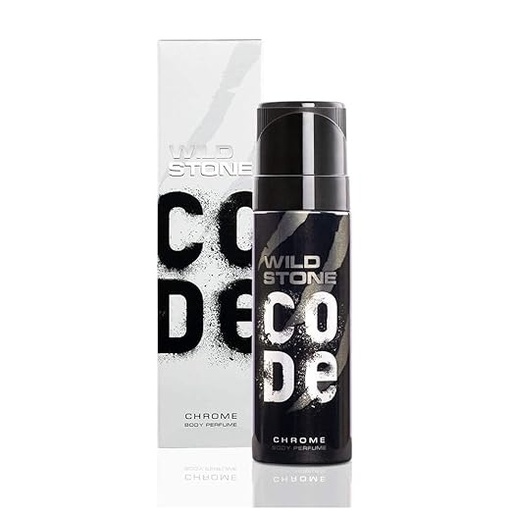 [P5536] Wild Stone Chrome Code Body Perfume Spray 120ml/97g (B24)