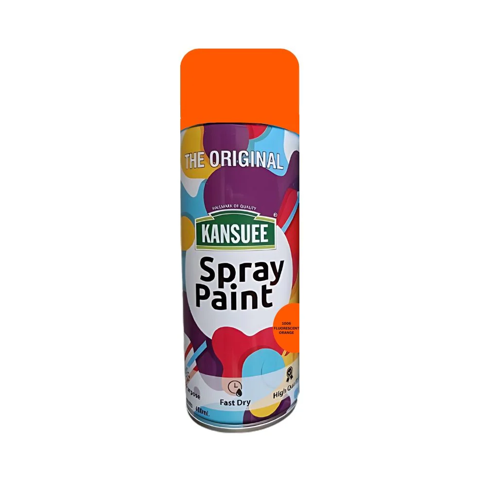 [P5716] Kansuee Spray Paint 400ml (1006 Fluorescent Orange)