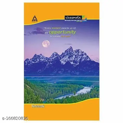 [P5784] Classmate A4 Notebook (Chopda) Single Line 240 Pages-Pack Of 6