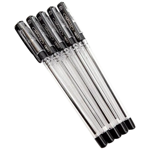 [P5814] Cello Finegrip Ball Pen Black 0.7mm-Pack Of 5 (B50)