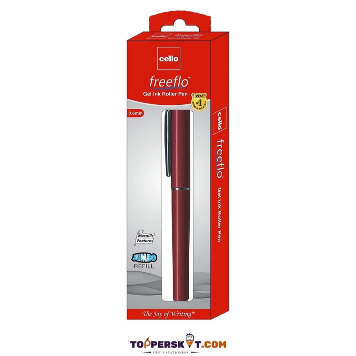 [P5840] Cello Freeflo Gel Ink Roller Pen Blue 0.6mm (B10)