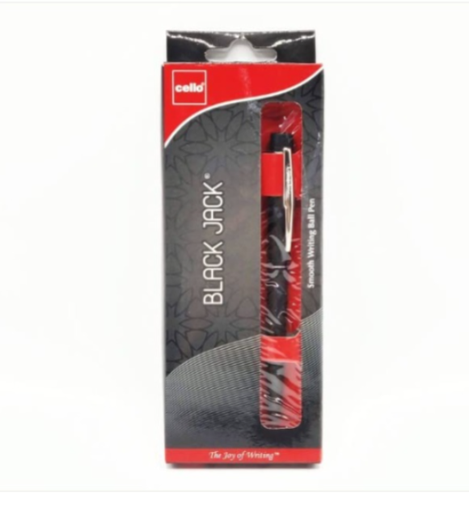 [P5854] Cello Black Jack Ball Pen Blue 0.7mm