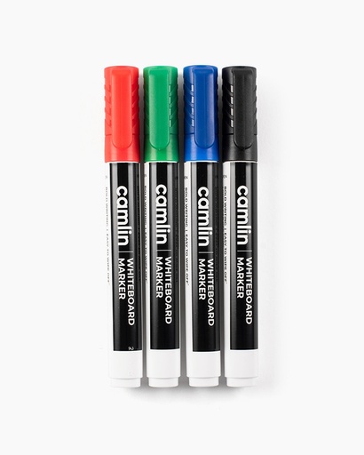 [P4218] Camlin White Board Marker Mix Colour-Pack Of 4