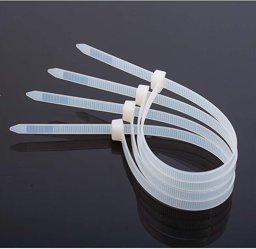 [P3808] Locking Cable Ties 3.6x250mm-Pack Of 100