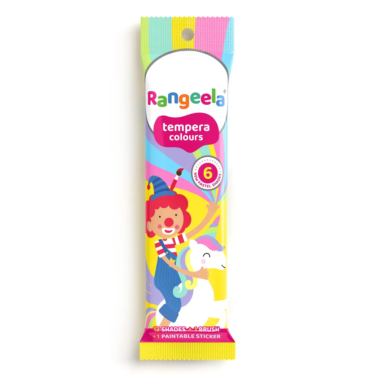 [P3414] Pidilite Rangeela Tempera Pastel Water Colours Unicorn 12 Shades (B150)