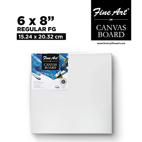 [P5944] Pidilite Fevicryl Fine Art Canvas Board 6x8 (B10)