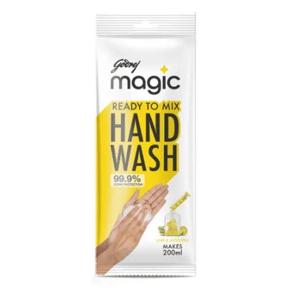 [P6004] Godrej Mr.Magic Hand Wash Refill Pouch Lime & Aloevera (B360)