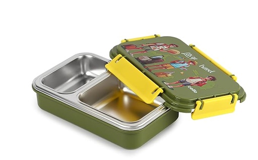 [P6058] Cello Delish Insulated Lunch Box with Stainless Steel Inner