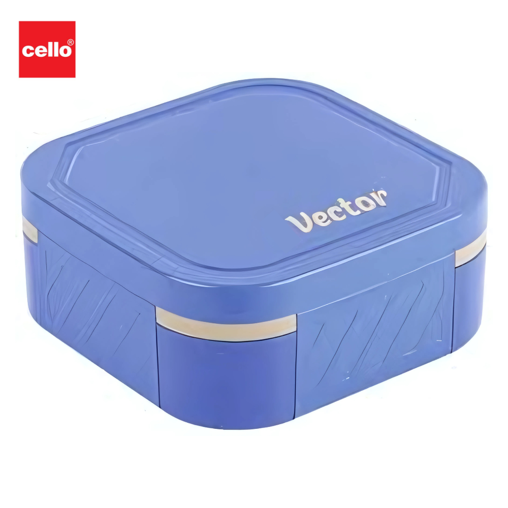 [P6062] Cello Vector Insulated Lunch Box with Stainless Steel Inner