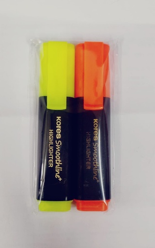 [P4194] Kores Highlighter Marker Pen-Pack Of 02