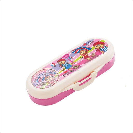 [P6084] Pencil Box Compass Joyful Ovi Big Game (B12)