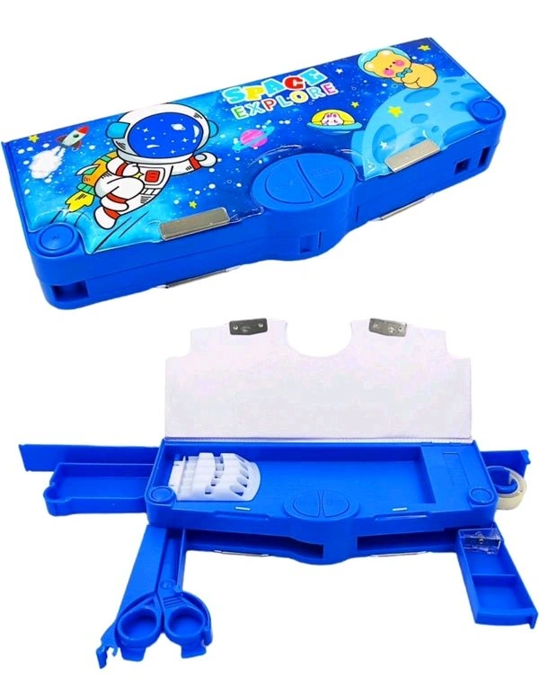 [P6098] LH-229 Magnet Pencil Box with Scissors & Cellotape-No Guarantee/No Warranty (B24)
