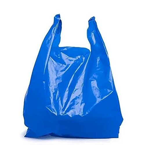 [P6160] Blue Jumbo Plastic Carry Bag 20x26 (1kg)