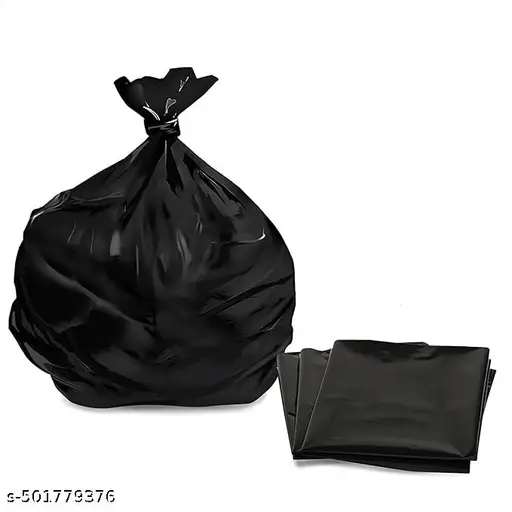 [P6172] Black Plastic Garbage Bag 20X26 (1kg)
