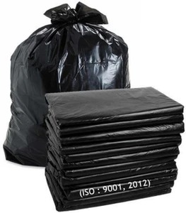 [P6176] Black Plastic Garbage Bag 30X50 (1kg)