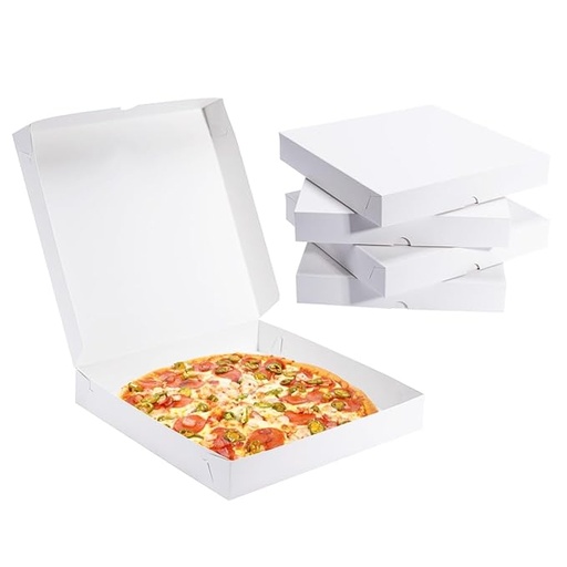 [P6250] Pizza Box Duplex White 12x12x2-Pack Of 100