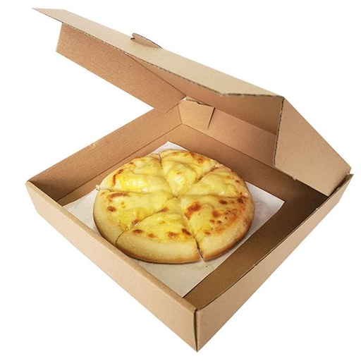 [P6260] Pizza Box 3 Ply Plan Corrugated Brown 8x8x1.5-Pack Of 100 XXX