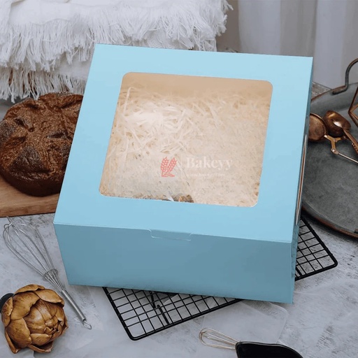 [P6304] Premium Window Cake Box & Pastry Box 10x10x5-Pack Of 25 (1kg Cake) XXX