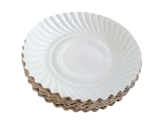 [P6360] Paper Plates (No.1) 9.75 Inch Round FBB-Pack Of 25 XXX