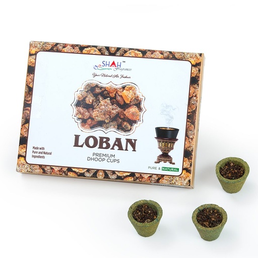 [P5013] Loban Premium Dhoop Cups-Pack Of 12