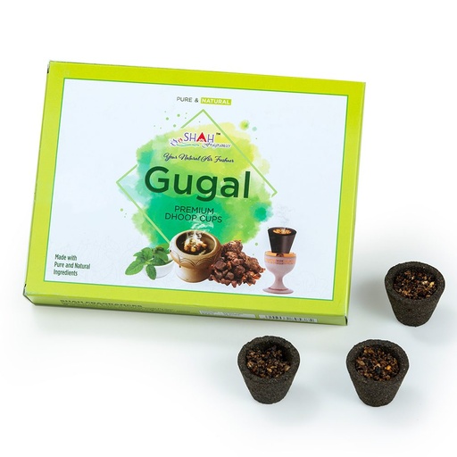 [P5017] Gugal Premium Dhoop Cups-Pack Of 12