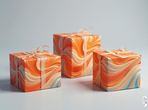 [P6382] Chromo Gift Wrapping Paper (301 No.) 19.75x27.5-Pack Of 25