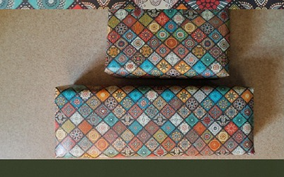 [P6406] Chromo Gift Wrapping Paper (332 No.) 19.75x27.5-Pack Of 25 (B75)