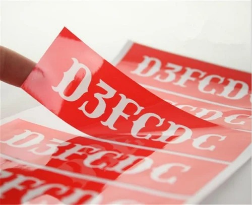[P6490] Sticker With Lamination 1000 Pcs (Per Sq.Inch)