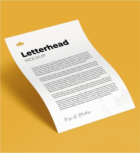 [P6510] Alabaster (Navigeter) 100 Gsm Single Side A4 Letterhead