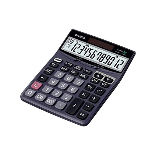 [P4517] Casio DJ-120D Plus (12 Digits) Extra Large Display Calculator