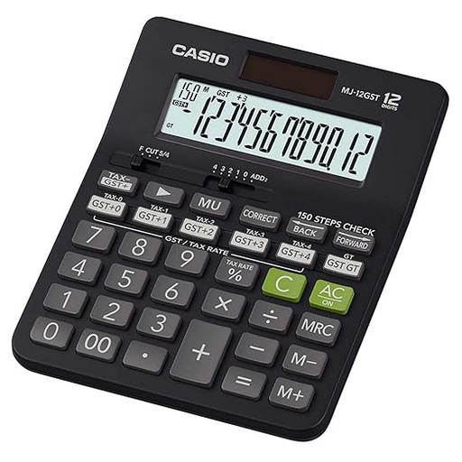 [P4515] Casio JJ-120D Plus (12 Digits) Extra Large Display Calculator