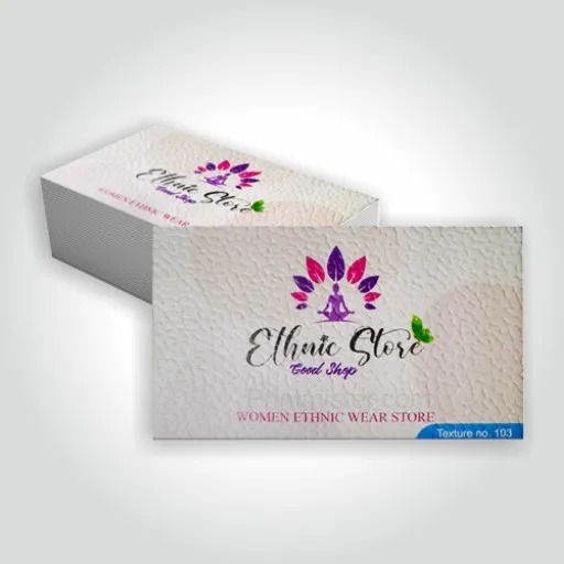 [P6520] Matt Texture 350 Gsm Multi Colour Visiting Card Print 1000 Pcs