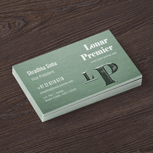 [P6522] Matt UV 350 Gsm Single UV Front Back Printing Multi Colour Visiting Card 1000 Pcs
